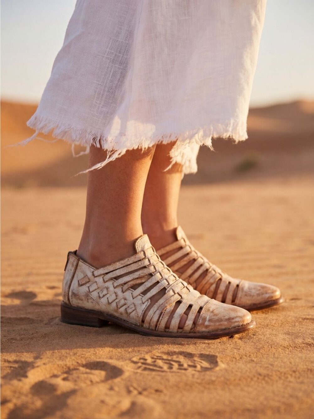 Bed Stu Las Cruces Nectar Lux Flat Huaraches Leather Slip On Sandals Womens 6